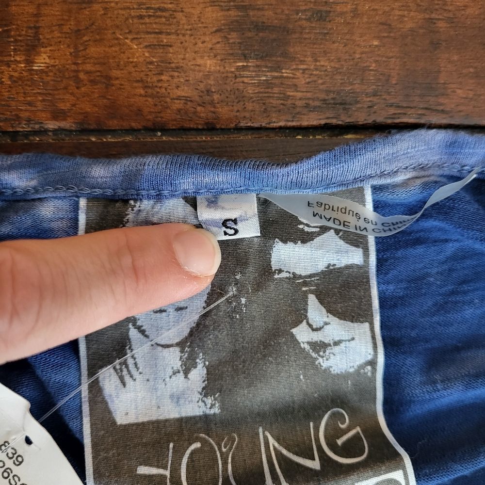 YF&B NWT Blue Tiger Stripe ombre tie dye romper - Picture 8 of 14